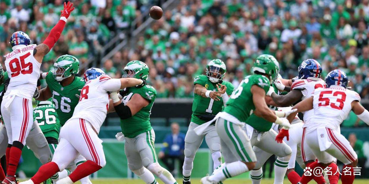 9周赛罢，NFL十大MVP热门候选：海鹰两将入选，小马跑卫居首