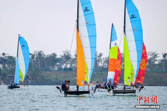 2025海南“南渡江”国际帆船邀请赛开赛