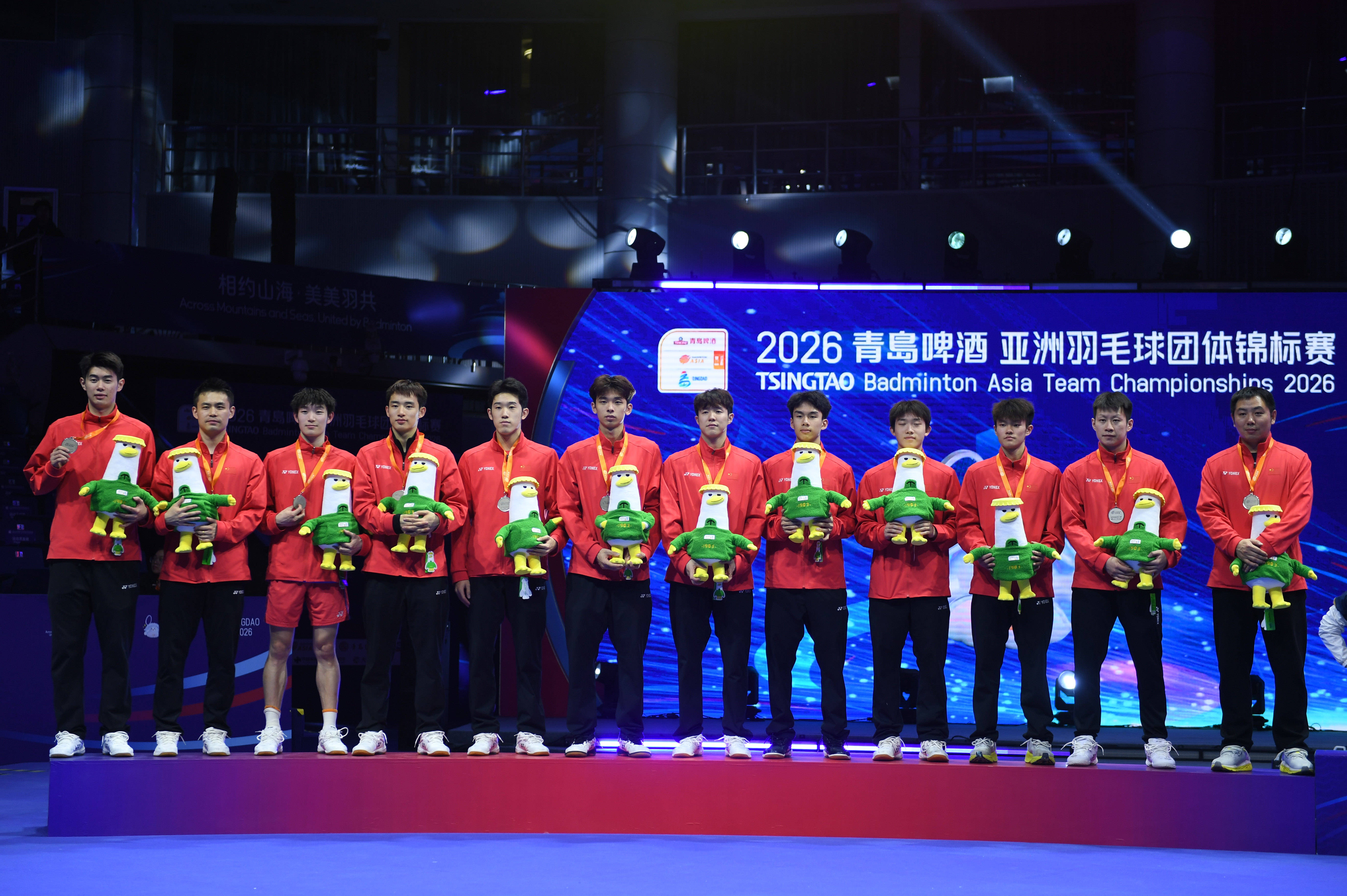 （体育）羽毛球——2026亚洲团体锦标赛：中国获得男子团体亚军